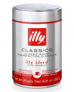 Illy Ground Espresso Classico Coffee - Medium Roast - 8.8 Oz Tin 0
